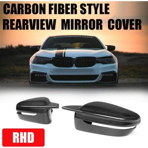 Car RHD Side Rearview Mirror Cover Cap Mirror Shell Case for-BMW G11 G12 G14 G15 G16 G20 G22 G23 G28 G30 2019-2021