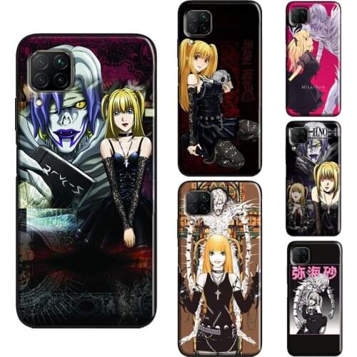 Rem and Misa Death Note Anime Case For Huawei P30 Pro P20 P40 P Smart 2021 2019 Nova 5T Honor 10 Lite 8A 8X 9X 10i Cover