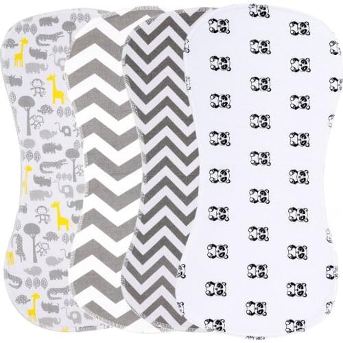 Baby Burp Cloths 2Pcs/Pack Extra Absorbent 100% Soft Cotton Baby Drooling tools Burping Cloths Kindergarten Washcloth