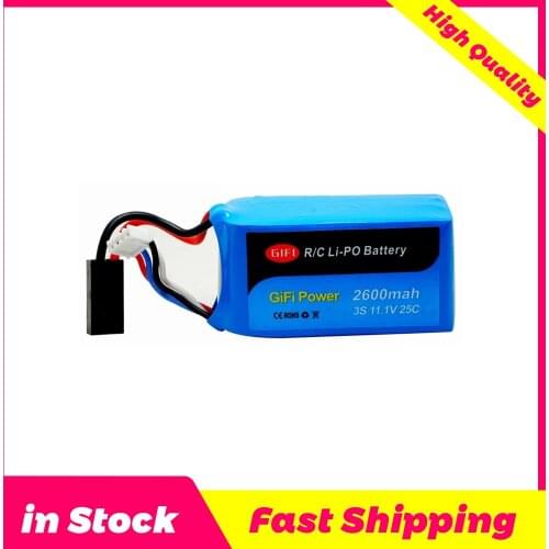 In Stock Gifi Power PARROT AR DRONE 1.0 Battery 11.1V 2600mAh High Power Replacement Lipo Battery for PARROT AR DRONE 2.0 Drone