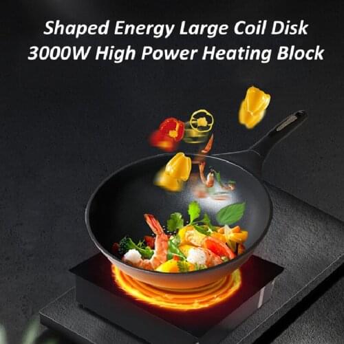 Stainless steel square head table type induction cooker commercial four head induction cooker independently controls high power