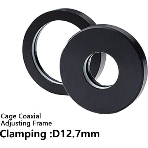 Cage coaxial adjusting frame Clamping D12.7mm Lens frame support Physical optics experiment Experimental fixture