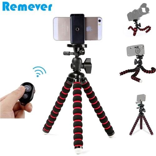 Lightweight Mini Flexible Tripod with Phone Holder Portable Octopus Tripod for Iphone Xiaomi Smartphones For Gopro DSLR Camera