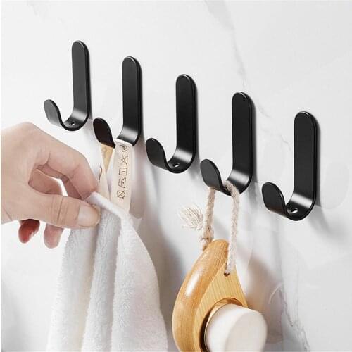 Wall Mounted Towel Hook For Bathroom Coat Hook Rustproof Hook Hanger For Kitchen Hardware Hook For Keys In The Hallway