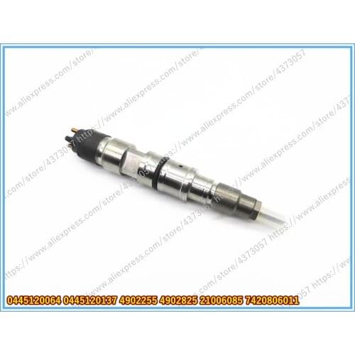 Genuine Fuel Injector 0445120064, 0445120137, 4902255, 4902825, 21006085, 7420806011