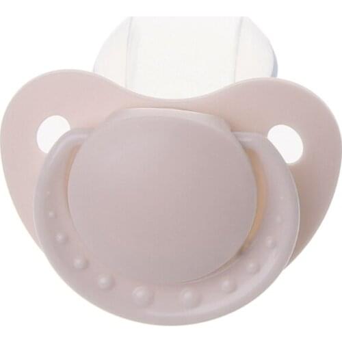2020 New Drop Ship Custom Big Size Food Grade Silicone Adult Pacifier Funny Parent-child Toys