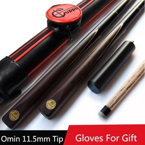 New Handmade 3/4 Snooker Cues Case Set 11.5mm Tips Potts Snooker Cue Stick China Three Set Options China