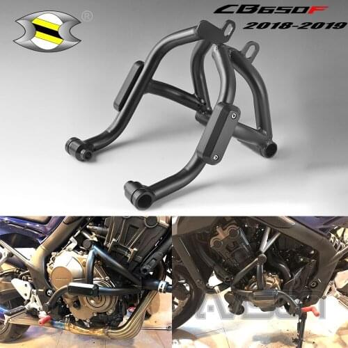 Fit for CB650F 2018 - 2019 Engine Guard Crash Bar with Slider Block Slider FRAME PROTECTOR COVER FAIRING