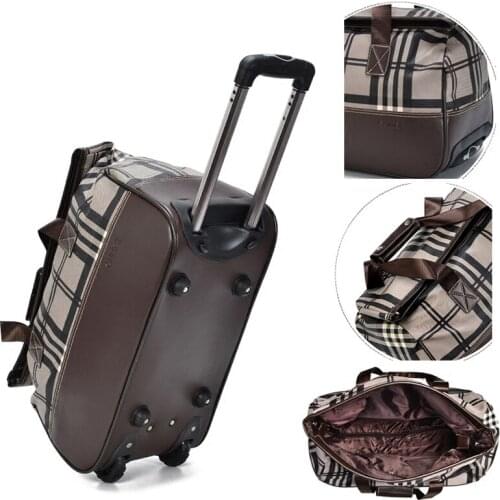 Hot Rolling Luggage Travel Bag On Wheels Trolley Luggage Shopping Travel Suitcases for Girls Women Handbag Luggage Boarding bag