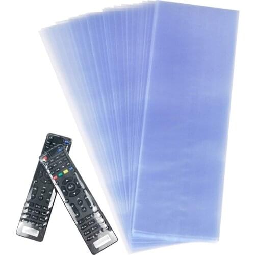 10Pcs Heat Shrink Film Remote Control Protector Cover Transparent Cover TV Air Conditioner Home Dust Waterproof Protective Case