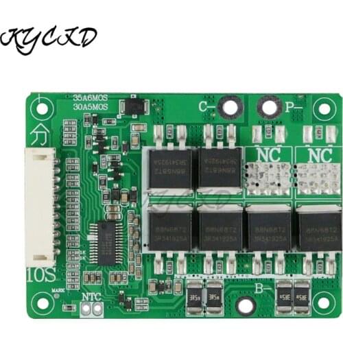 BMS 10S 36V 35A Li-ion Lithium 18650 Battery Charge Protection Board Split Seperate Port with Balanced BMS For Electric Tools