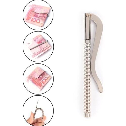 Metal Money Clips Stainless Steel Cash ID Credit Card Money Holder 1pcs