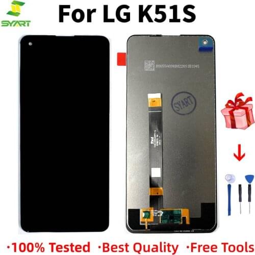 100% Tested LCD Display For LG K51S 6.55"LMK510EMW LMK510HM LMK510BMW Screen Display Touch Screen Digitizer Assembly Replacement