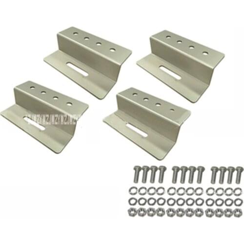 20 Sets New High Quality ZB-03 Z-type AL6005-T5 Aluminum Bracket Solar Panel Roof Mounting Bracket for Solar Car Yacht Stent Hot