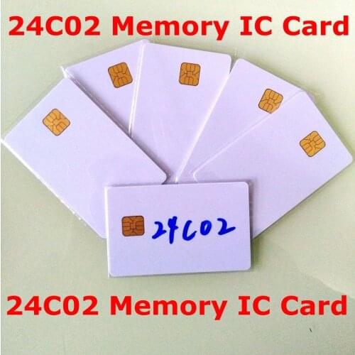 AT24C02 ISO7816 24C02 smartcard secure Memory blank connect smart IC card