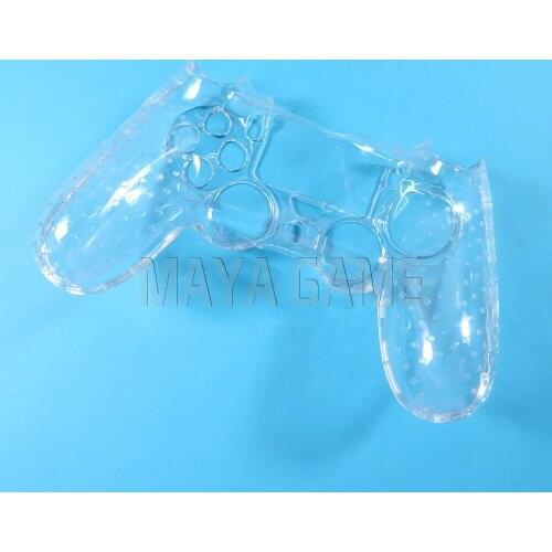 8PCS For PS4 Gamepad Crystal Shell Case Cover with dot For SONY Playstation 4 Protective Handle sleeve For PS4 Controller Case