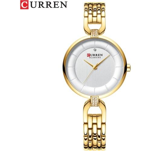 9052 CURREN Female Sport Elegant Watches Women Watches Top Brand Simple Quartz Lady Waterproof Wristwatch reloj mujer