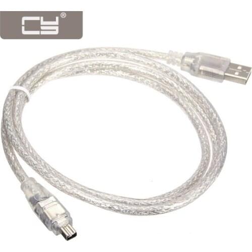 CY USB Male to Male Firewire IEEE 1394 4 Pin iLink Adapter Cord Cable for SONY DCR-TRV75E DV
