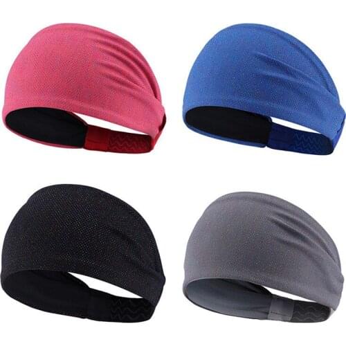 Elastic Yoga Headband Sport Sweatband Women Men Running Sport Hair Band Turban Outdoor Gym Sweatband Sport Bandage