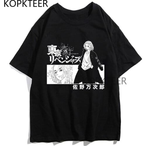Harajuku Anime Tokyo Revengers T Shirts Harajuku Ulzzang Streetwear Aesthetic Japanese Anime Summer Short-Sleeved Tops T Shirts