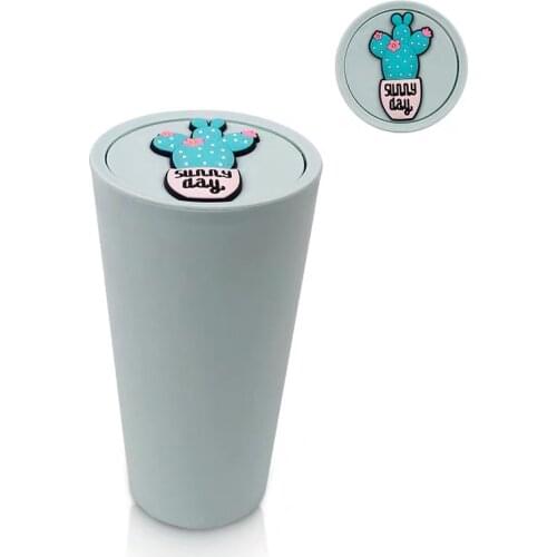 Car Garbage Storage Can PVC SUV Cartoon Auto Cargo Storage Holder For Rubbish Storage Travel Trash Can Accessories Laddy Gift