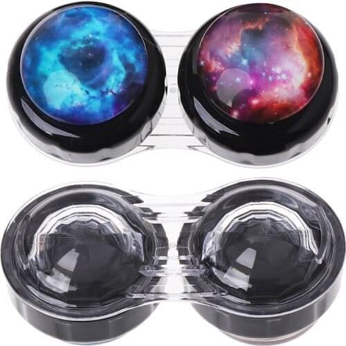 Contact Lens Box Case Portable Travel Outer Space Plastic Eyes Nursing Container 094B