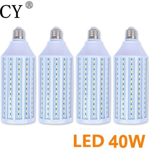 New 4Pcs E27 220v Photo Studio Bulb 40W 5730 SMD LED Video Light Corn Lamp Bulb & Tubes Photographic Lighting