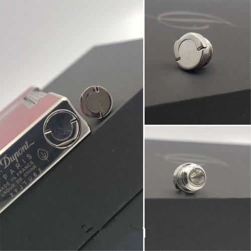 Durable Replacement Gas Refill Silver Screw Fit For S.T Dupont L2/Gatsby Butane Lighter Repair Service Inner Parts Wholesale