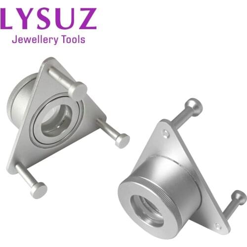 Tripod Magnifier 10X Loupe Triangular Magnifying Glass Microscope For Jewellers Diamonds Sorting Hand-Held Portable