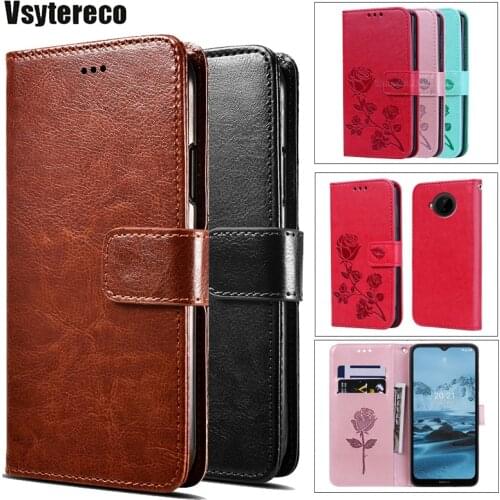 Vintage Wallet Case For Nokia C20 Plus Flip Cover Coque For Funda Silicona Nokia G10 G20 1.4 1.3 2.4 3.4 5.3 5.4 C1 Plus C2 Etui