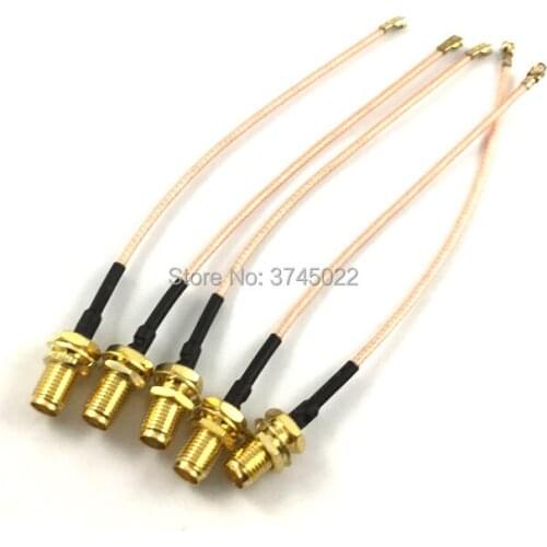 10PCS Antenna Converter Cable U.FL/IPX to SMA Female Connector 10CM RG178 Pigtail Cable