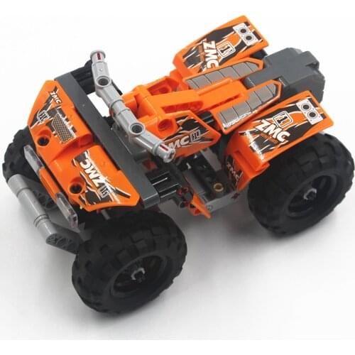 147Pcs Kids Toys MOC Technic ATV Building Blocks Bricks Educational Toys Children Gift Christmas compatible with Lego