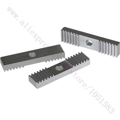 3pcs 9mm*40mm 2GT Opening Timing Belt Stator S2M Belt Fixed Clip Pinch Aluminum Fixed Plate For Reprap 3D Printer