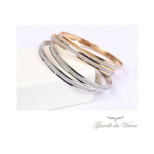 Bracelet bracelet women elegant jewelry gold silver stainless steel NEW 99 S0316 sent from Italy