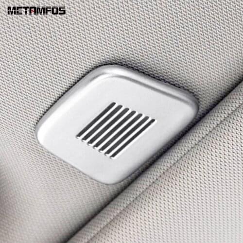 For Jeep Compass 2017-2020 2021 Matte Roof Audio Speaker Loudspeaker Cover Trim Sticker Decoration Inner Accessories Car Styling