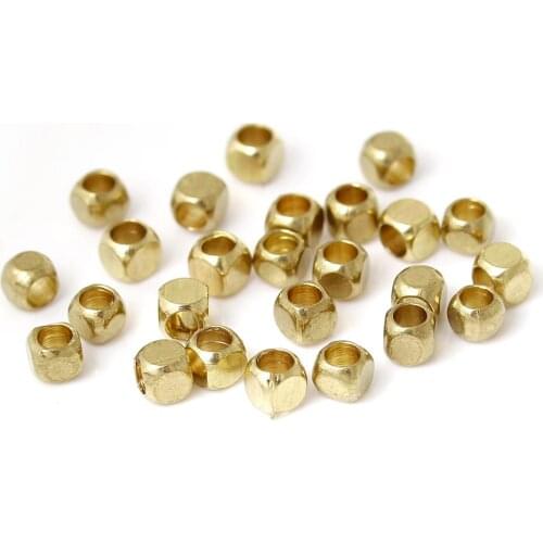 DoreenBeads Copper Seed Beads Square Light gold color About 2.5mm x 2.5mm,Hole about:1.0mm,500 PCs