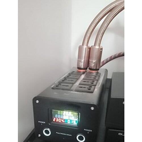 Hi-End US HIFI Power cable Schuko Mains Power Cord EU Power Plug Cable for CD Amplifer 1.5M