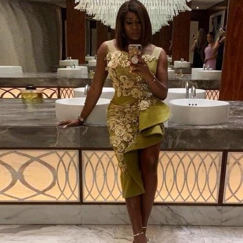 Ike Chimbandi Women's Evening Dresses Below The Knee