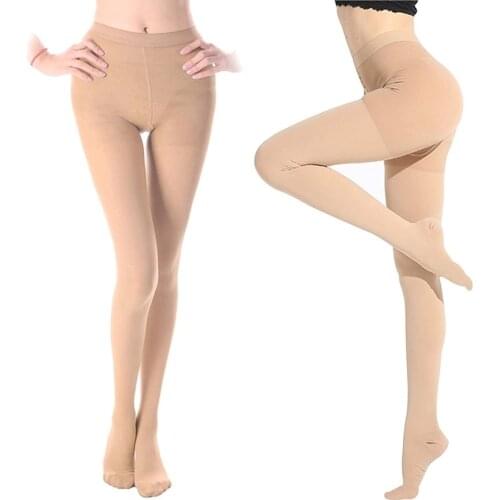 Compression Pantyhose 15-20 MmHg for Women Gradient Compress Stockings Prevent Varicose Veins Release Fatigue Edema Opaque