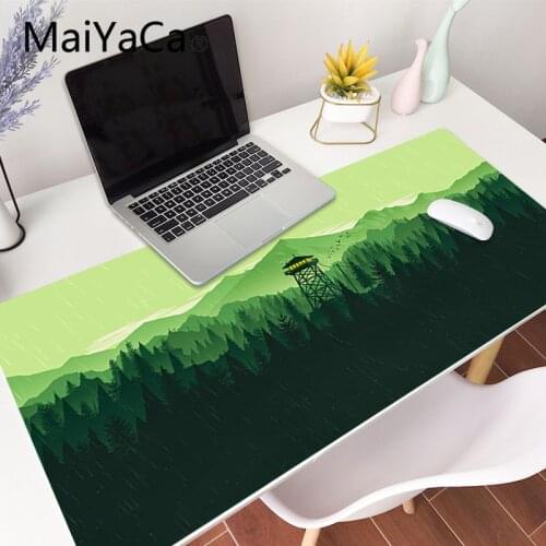 90x40cm Deep forest firewatch Gaming Mouse Pad XXL Computer Mousepad Large XL Rubber Desk Keyboard Mouse Pad Mat Gamer for co go