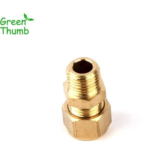 1pc Inner Diameter 9.5mm Brass Quick Connector Male Thread Metal Adapters for Horticulture Spray High Pressure Fittings