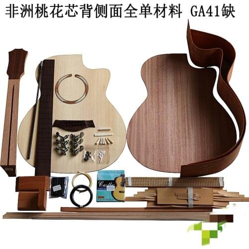 Best 1 set DIY 41" unfinished Acoustic Guitar style guitar kit