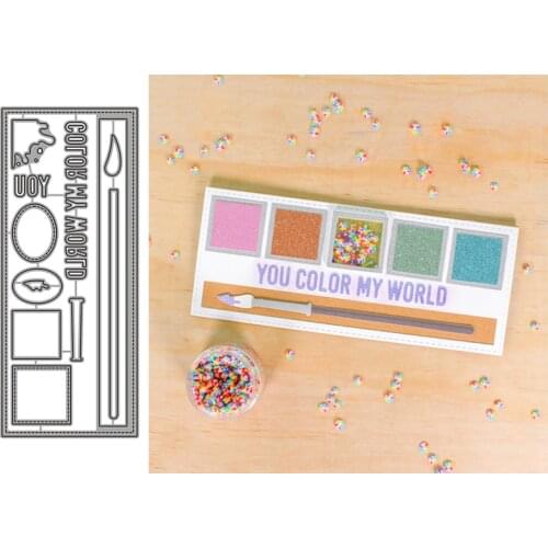 Long Frame Metal Cutting Dies for Scrapbooking Handmade Tools Mold Cut Stencil New DIY Card Make Mould Model Craft Decoration