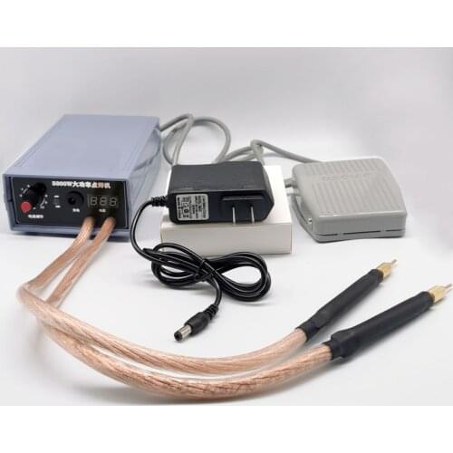 5000W Battery Spot Welder Kit Welding Tools Portable Adjustabl Spot welding Machine 0.2MM Nickel strip for DIY 18650 Battery