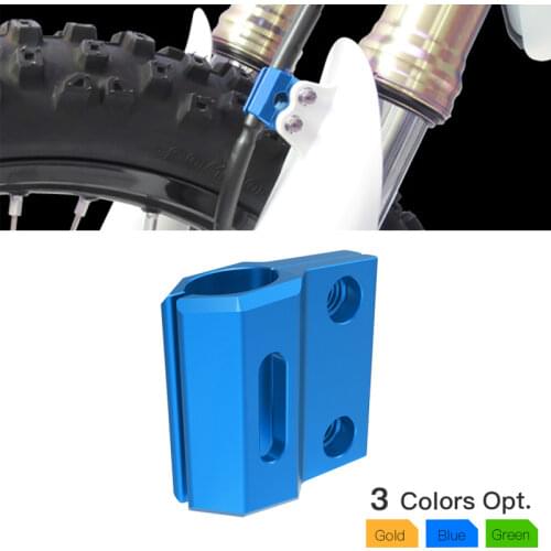 NICECNC Aluminum Brake Line Hose Clamps Holder For Suzuki DRZ400SM 2005-2021 RMZ250 2004-2019 RMZ450 2005-2019 RMZ450Z 2010-2019