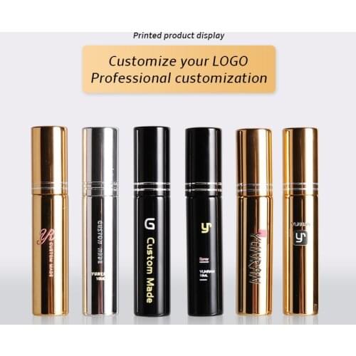 Wholesale 10ml Aluminum Cover Glass Perfume Portable Perfume Bottle Display Bottle Cosmetic Free Customized Printing Logo