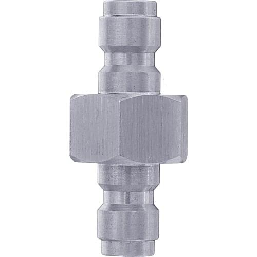 1PC Male To Air PCP Air Rifle Diving Stainless Steel Airsoft Foster Fitting Dual Male Quick Connect Adaptor Paintball SCBA