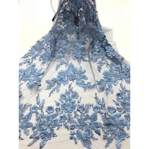 Latest French net Laces ZH-36682 fabric Fabrics High Quality Tulle African Laces Fabric Nigerian Wedding