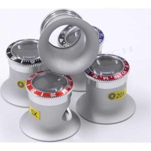 Premium Quality 3X/5X/10X/20X Watch Collectors Eye Loupe RLX SubMariner and GMT Series