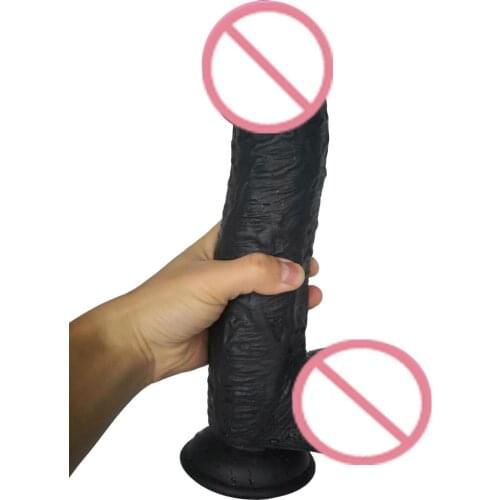 Super Huge 30*6cm Medical PVC Artificial Realistic Dildos Female Masturbator Penis With Strong Suction Cup Sex Toys for Woman